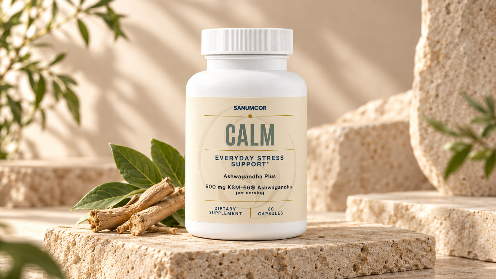 SANUMCOR CALM bottle