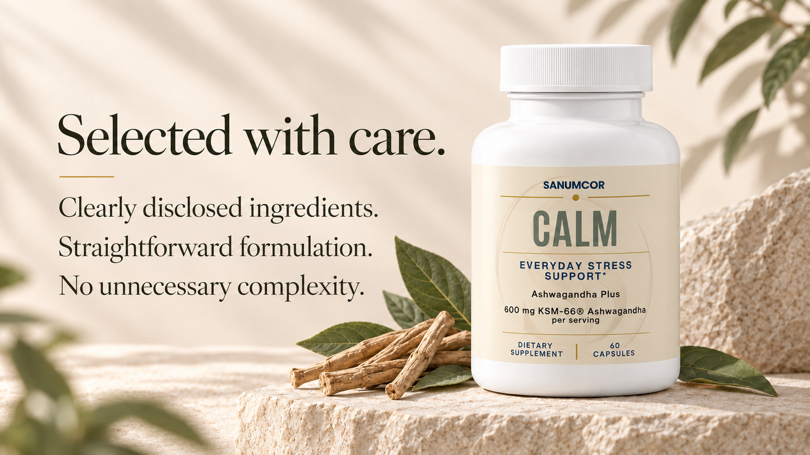 SANUMCOR CALM product visual