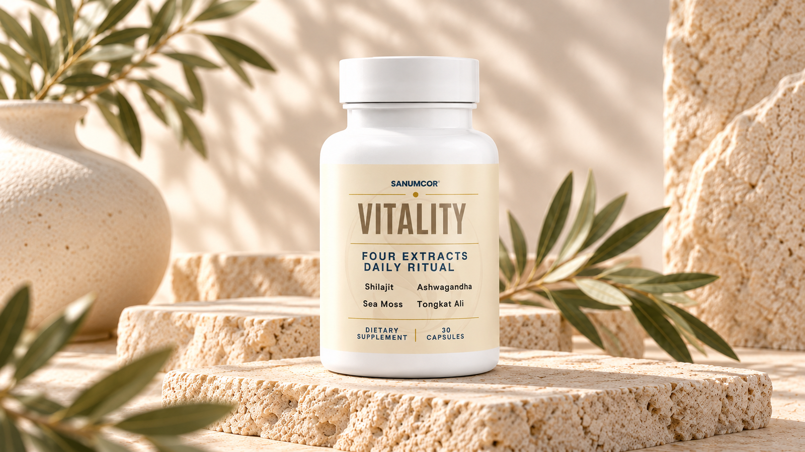 SANUMCOR VITALITY bottle